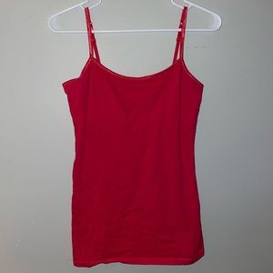 Junior’s SO Perfect Cami with Built-In Shelf Bra and Satin Trim | Size: M